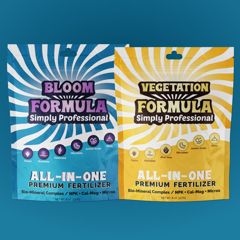 Veg & Bloom Formulas 50 Gram Sample Packs.